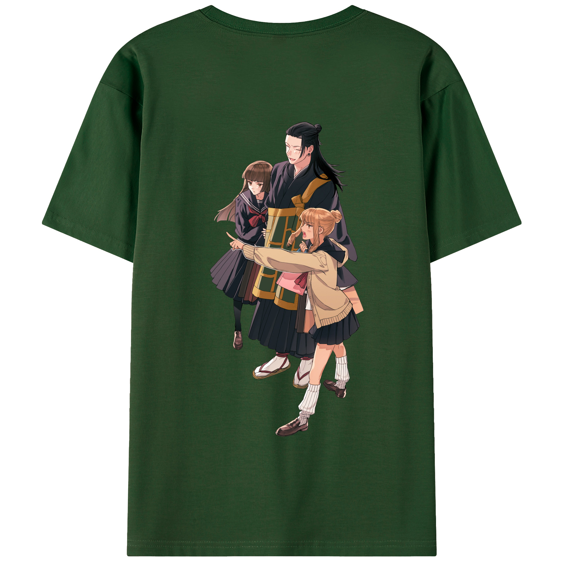 （画像用） 呪術廻戦 Jujutsu Kaisen 綿100％半袖Tシャツ（背面プリント）